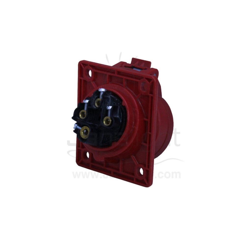 بريزة صاروخ 16 امبير 4 بول داخل Inside Installation 4P 16A Industrial Connector Plug
